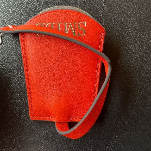 J Crew leather handbag charm accessory mirror NWT - Picture 8 of 8